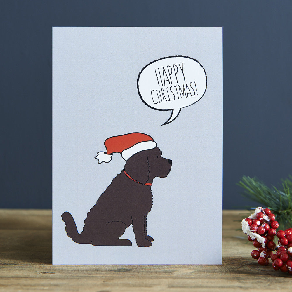 COCKAPOO CHRISTMAS CARD - Fernie's Choice Classic Country Wear for Dogs
