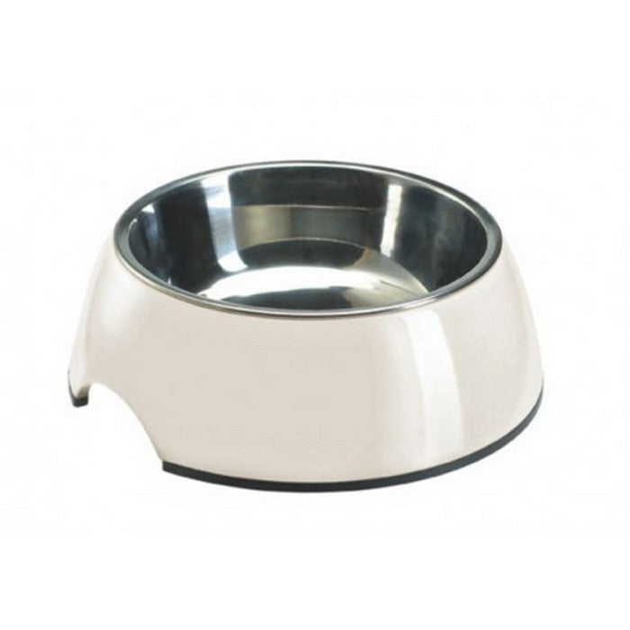 Melamine White Dog Bowl - Fernie's Choice Classic Country Wear for Dogs