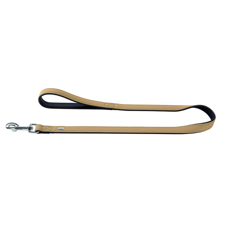 Hunter Art Nubuck Beige Leather Lead - Fernie's Choice Classic Country Wear for Dogs