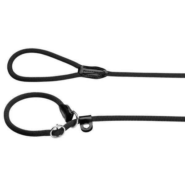 Hunter Black Retriever Rope Dog Lead Retriever Slip Lead Fernie's