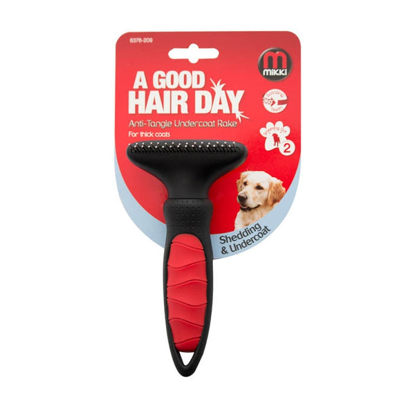 Mikki Undercoat Rake for Thick Coats Dog Grooming Rake Fernie's Choice