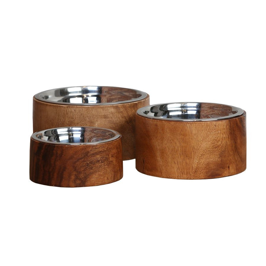 Anderson Designer Raised Wooden Dog Bowl - Fernie's Choice Classic Country Wear for Dogs