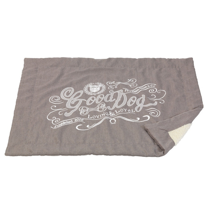 Good Dog Grey Linen Luxury Pet Blanket - Fernie's Choice Classic Country Wear for Dogs