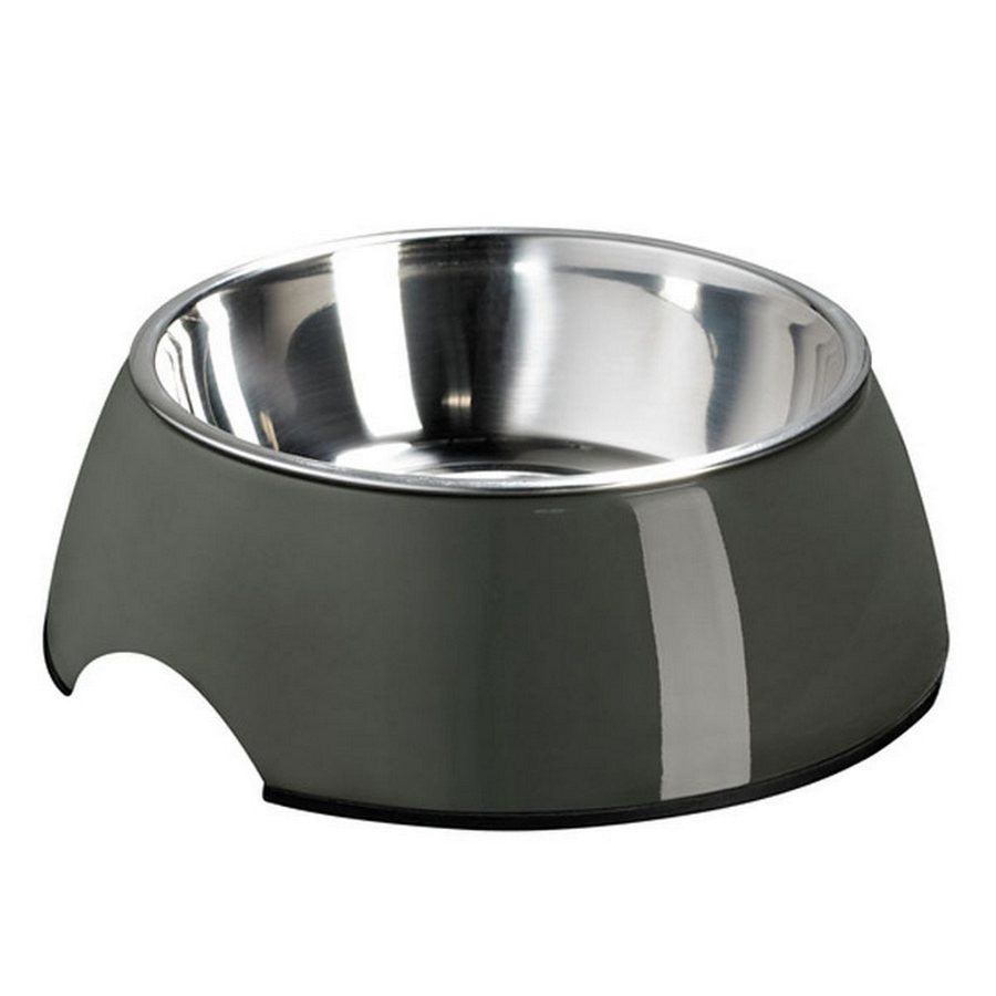 Melamine Grey Dog Bowl - Fernie's Choice Classic Country Wear for Dogs