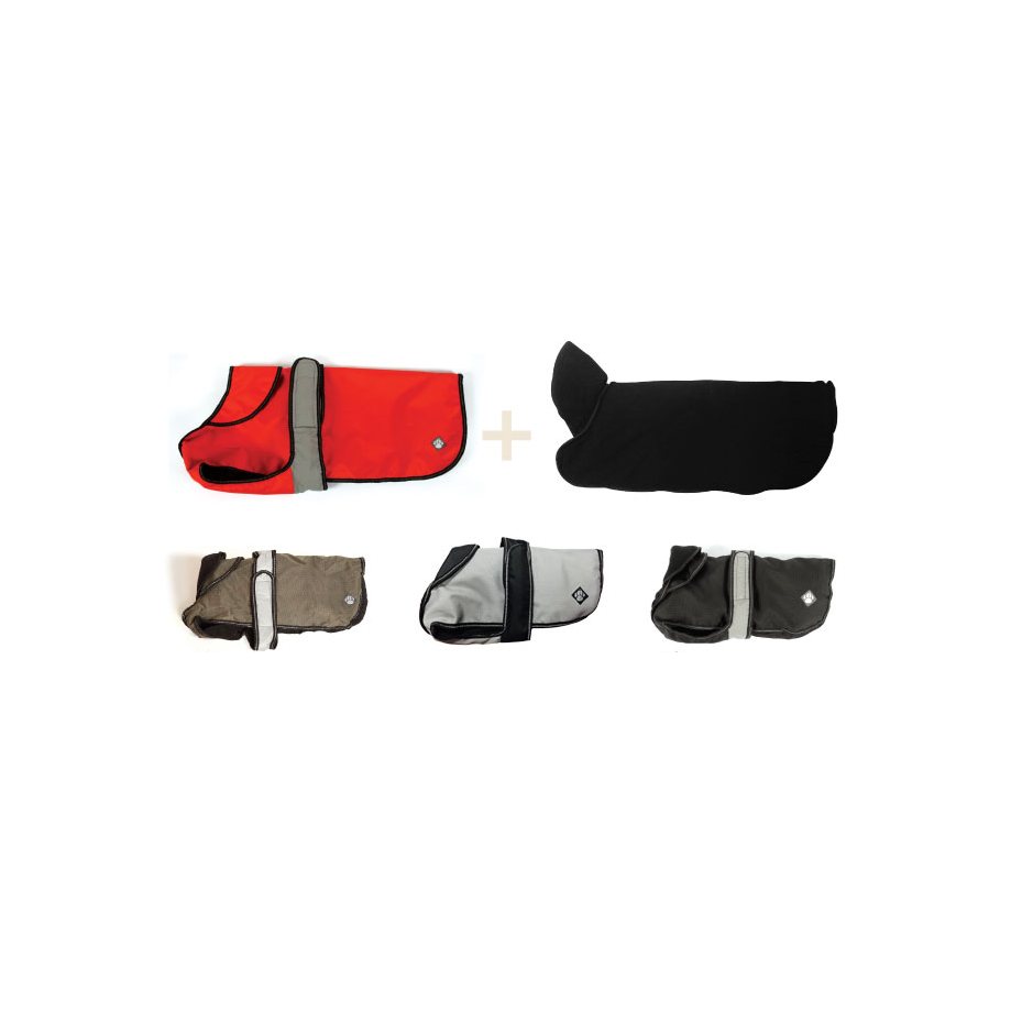 Danish Design Grey 2-in-1 Dog Coat - Fernie's Choice Classic Country Wear for Dogs