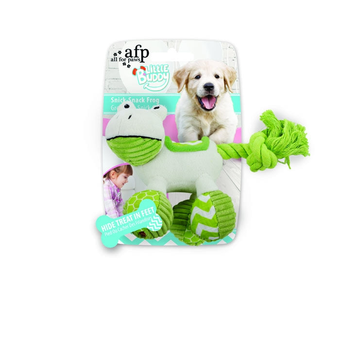 All For Paws Little Buddy Snick-Snack Frog - Fernie's Choice Classic Country Wear for Dogs