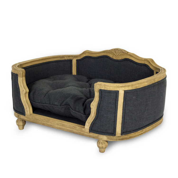 Lord Lou Luxury Dog Bed - Arthur Anthracite - Fernie's Choice Classic Country Wear for Dogs
