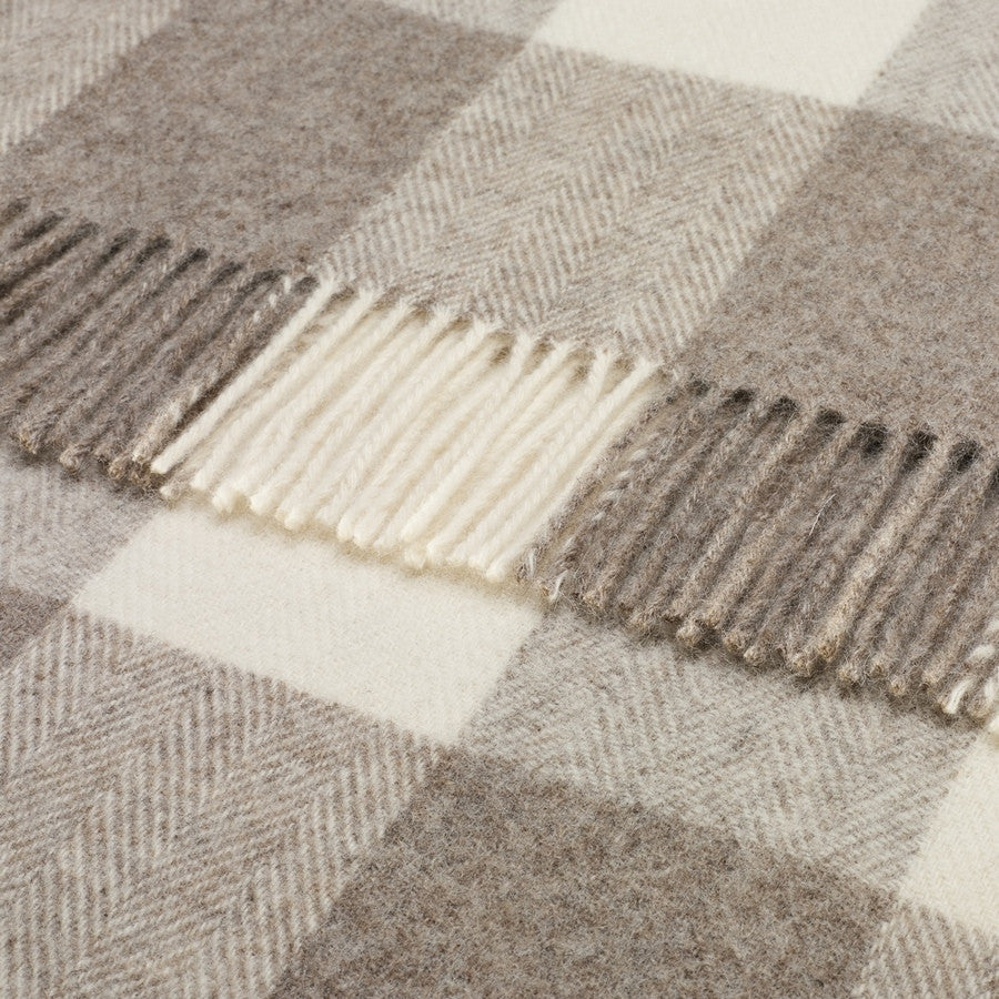 Bronte By Moon Throw - Checkaboard Beige - Fernie's Choice Classic Country Wear for Dogs