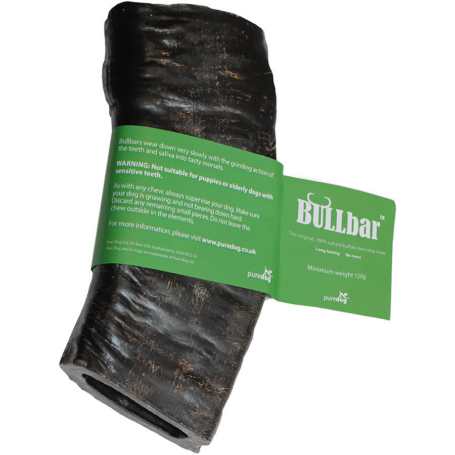 Pure Dog Bullbar Horn Dog Chew - Fernie's Choice Classic Country Wear for Dogs