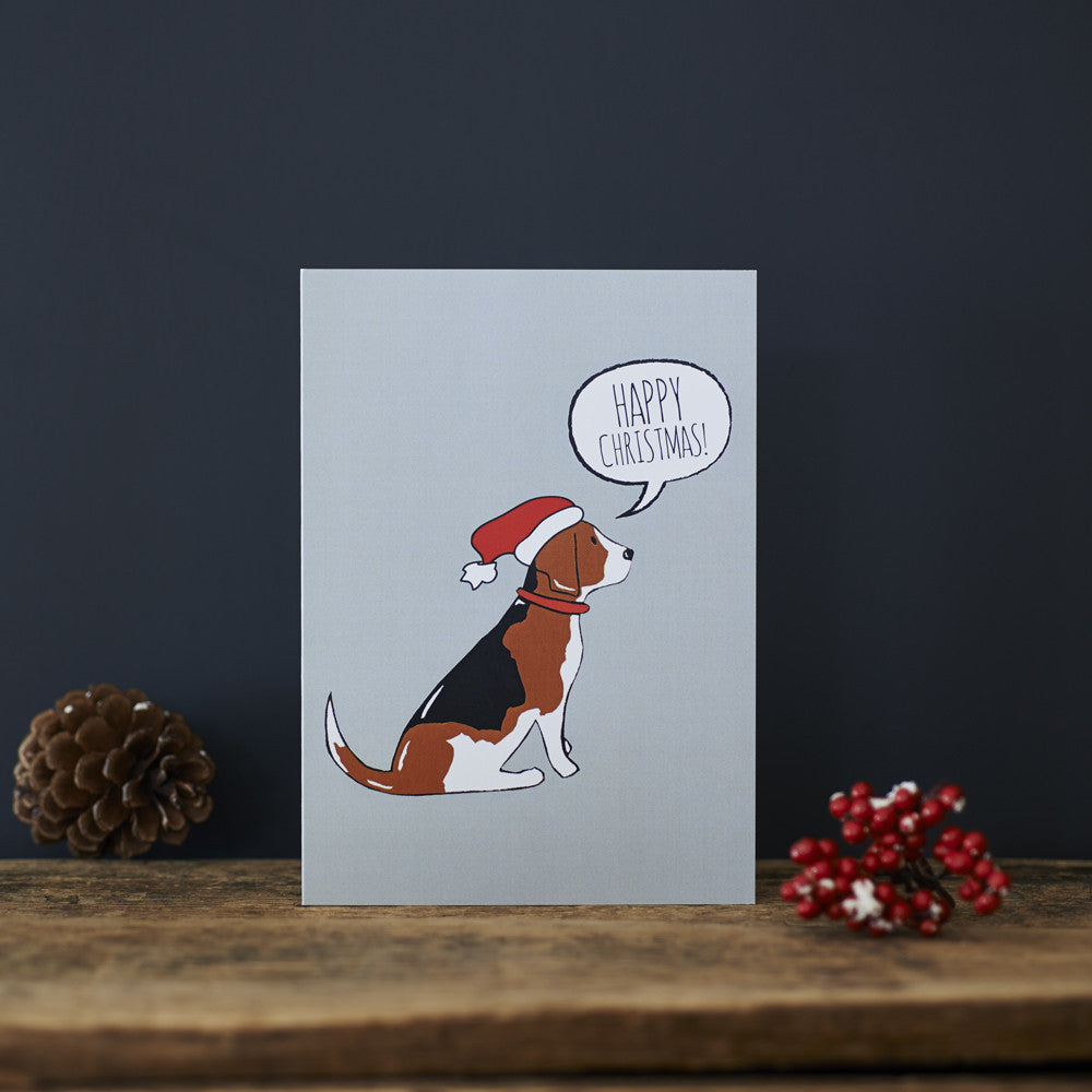 BEAGLE CHRISTMAS CARD - Fernie's Choice Classic Country Wear for Dogs