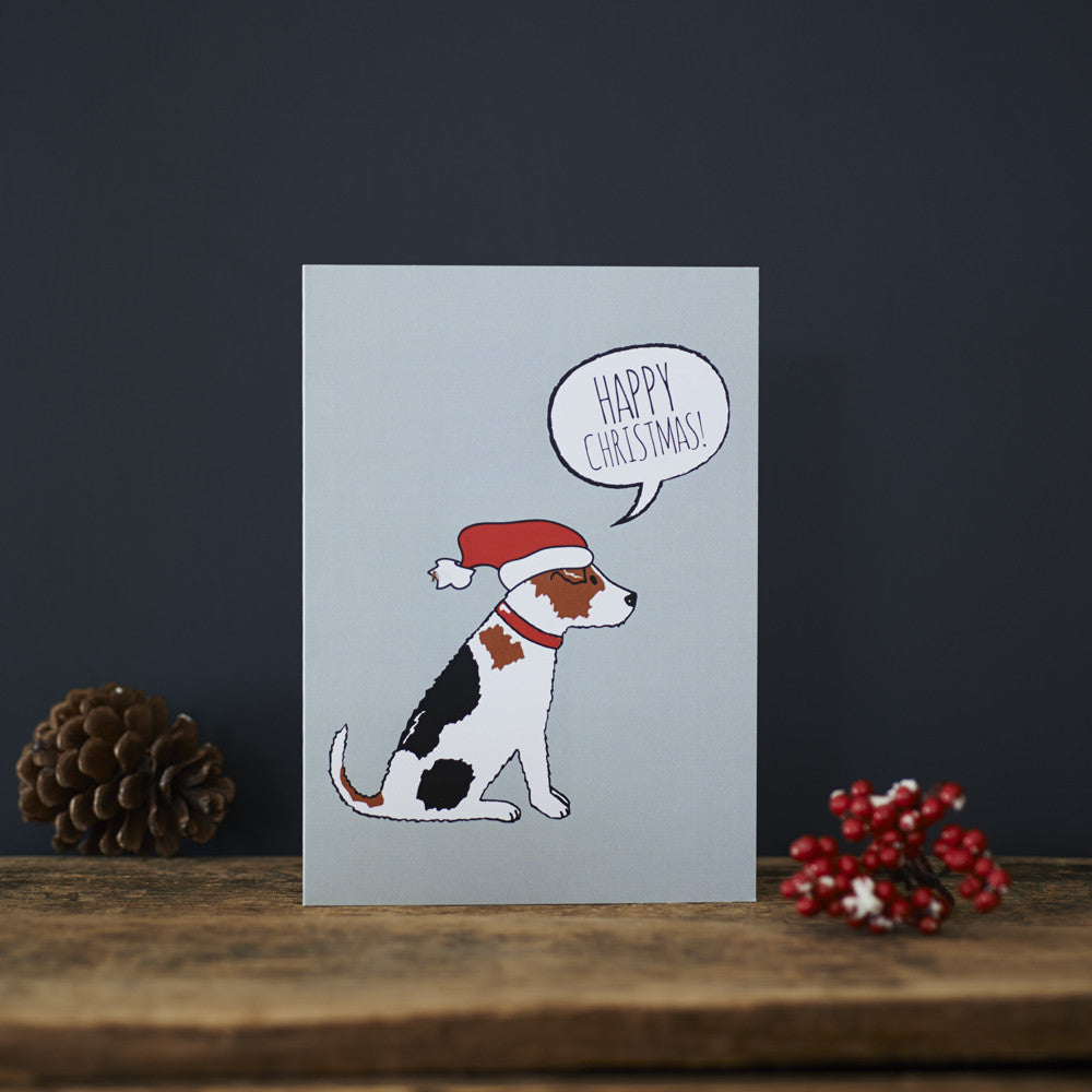 JACK RUSSELL CHRISTMAS CARD - Fernie's Choice Classic Country Wear for Dogs