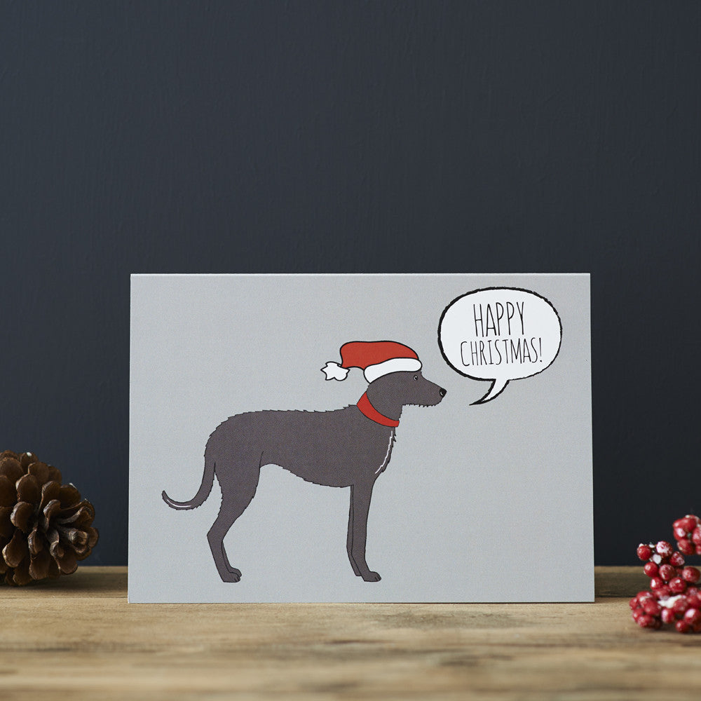 LURCHER CHRISTMAS CARD - Fernie's Choice Classic Country Wear for Dogs