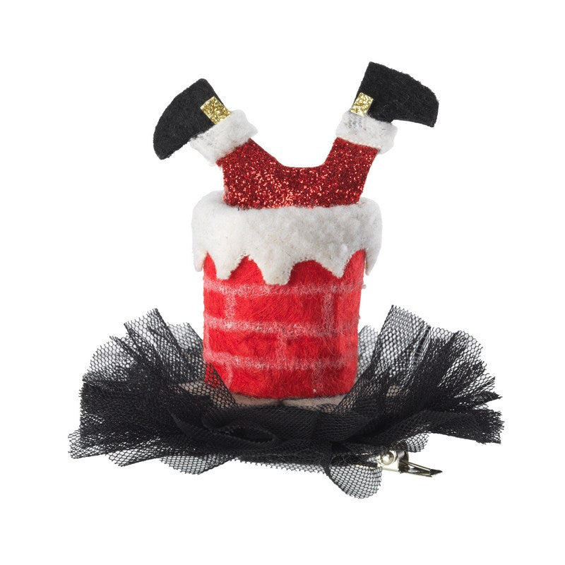 Dog Party Hat- Mini Santa stuck down the Chimney - Fernie's Choice Classic Country Wear for Dogs