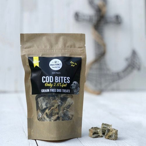 Armstrong's Twisted Fish - Cod Bite Treats for Dogs 75g - Fernie's Choice Classic Country Wear for Dogs