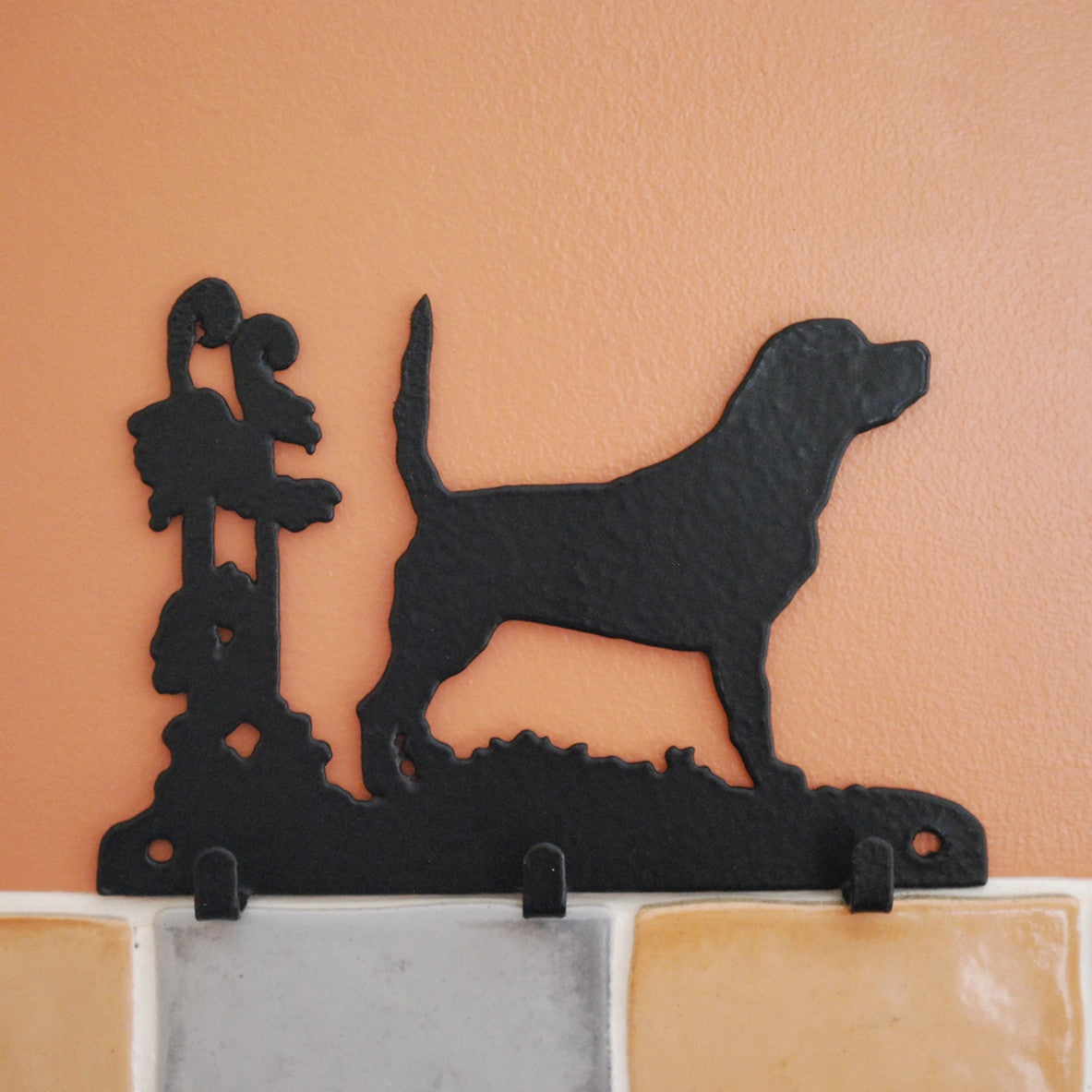 Scottie Dog Key Racks - 3 Hooks - Fernie's Choice Classic Country Wear for Dogs