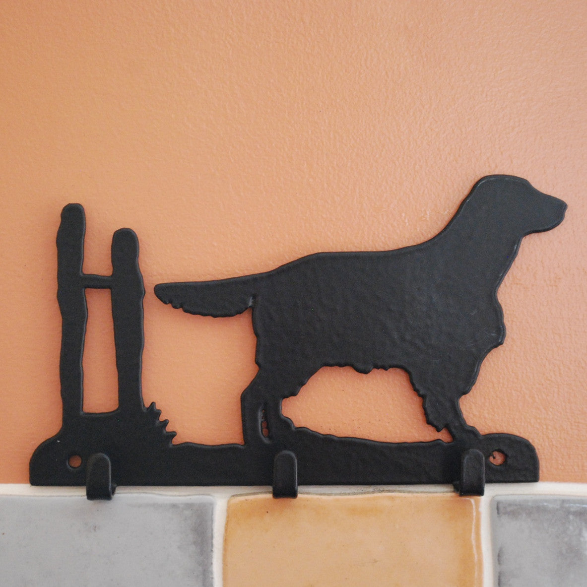 Scottie Dog Key Racks - 3 Hooks - Fernie's Choice Classic Country Wear for Dogs