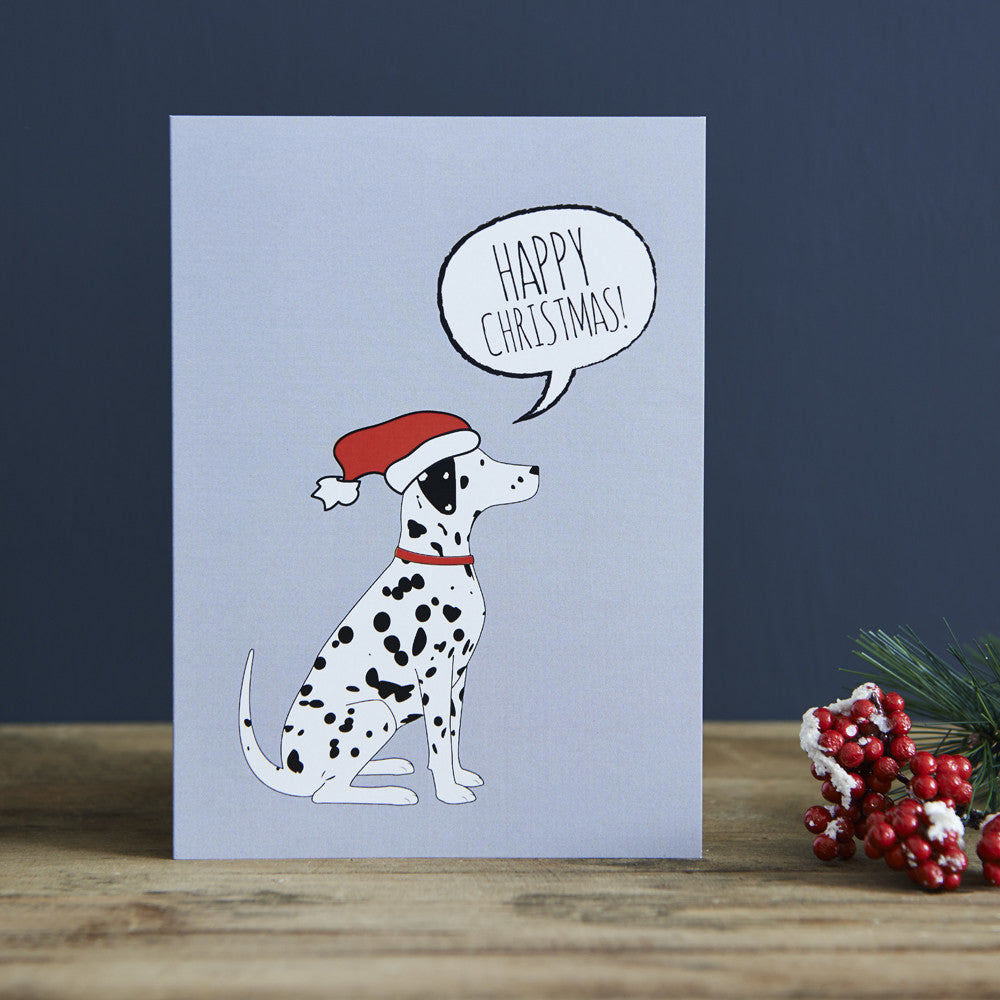 DALMATION CHRISTMAS CARD - Fernie's Choice Classic Country Wear for Dogs