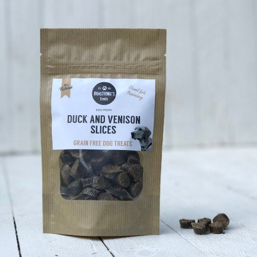 Armstrong's Twisted Fish - Duck & Vension Slices 75g - Fernie's Choice Classic Country Wear for Dogs