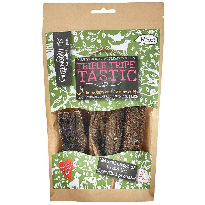 Green & Wilds Triple Tripe Tastic Dog Chews - Fernie's Choice Classic Country Wear for Dogs