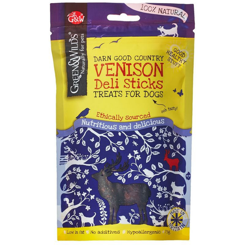 Green & Wilds Venison Dog Treats - Fernie's Choice Classic Country Wear for Dogs