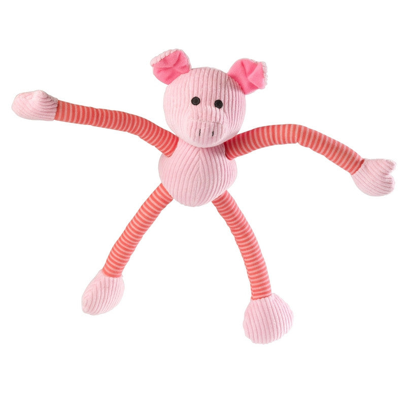 Piggy Long Legs Stripe Cord Dog Toy - Fernie's Choice Classic Country Wear for Dogs