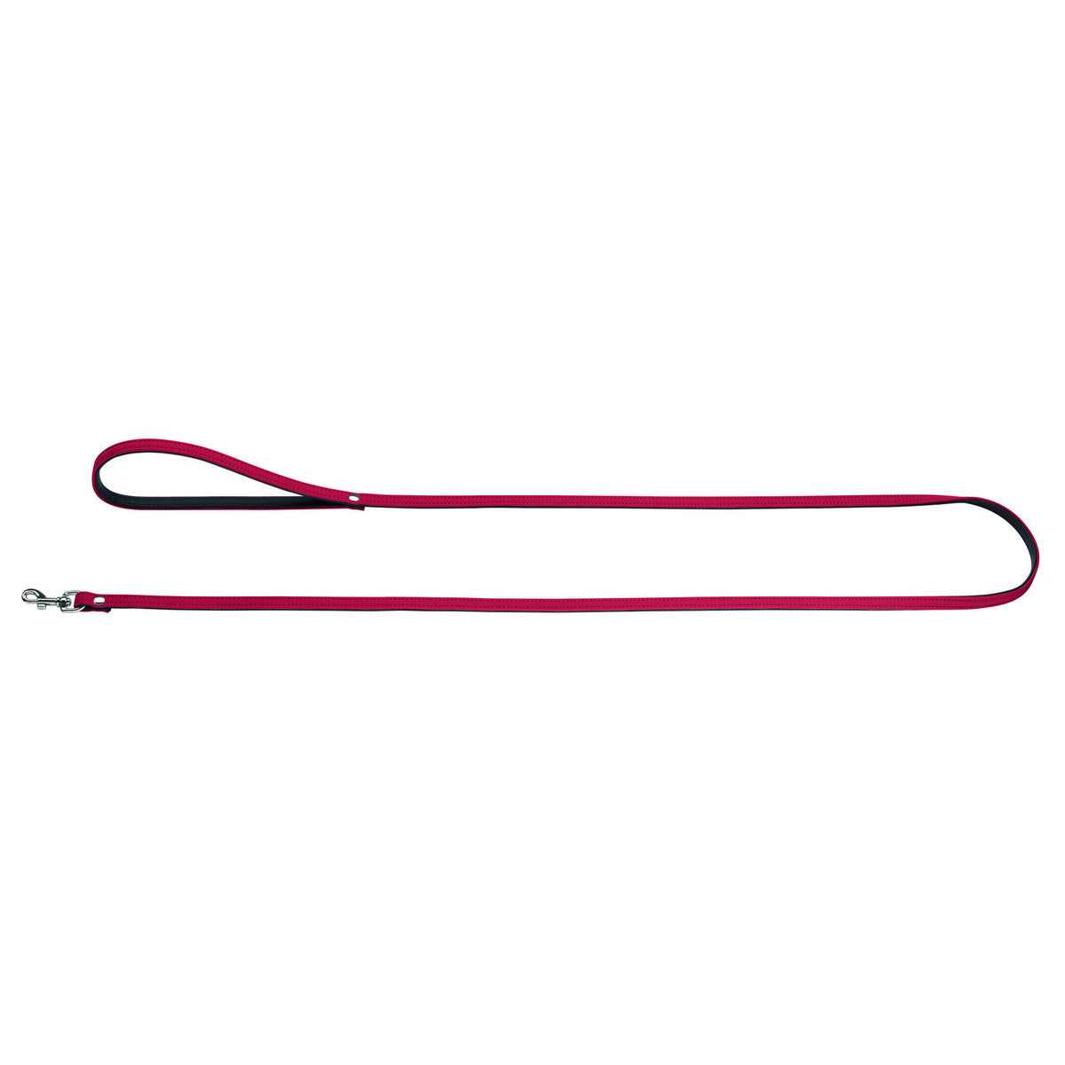Hunter Art Nubuck Luxury Red Slim Lead - Fernie's Choice Classic Country Wear for Dogs