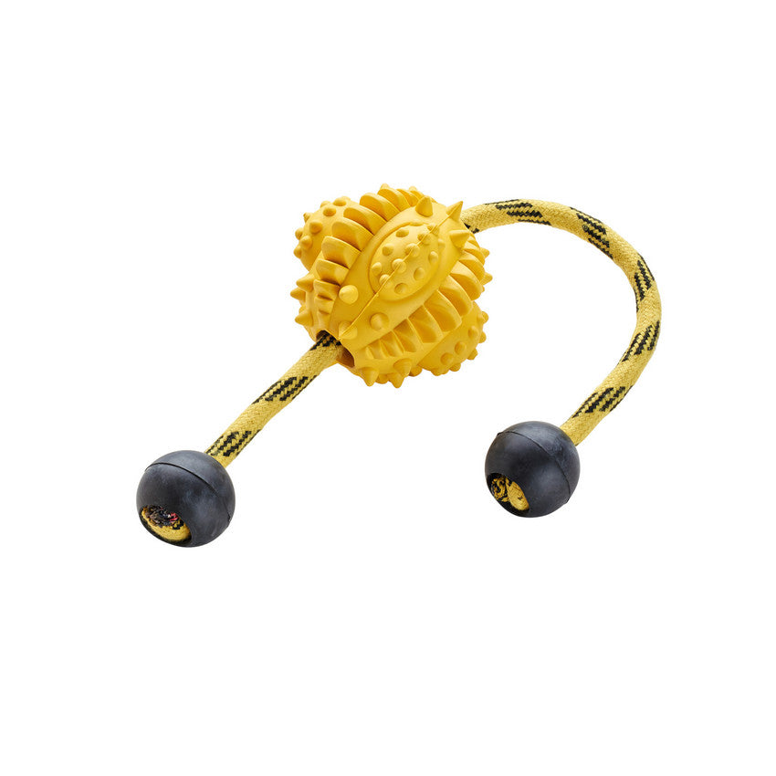 Hunter Dog Toy Spike Ball On a Rope - Fernie's Choice Classic Country Wear for Dogs