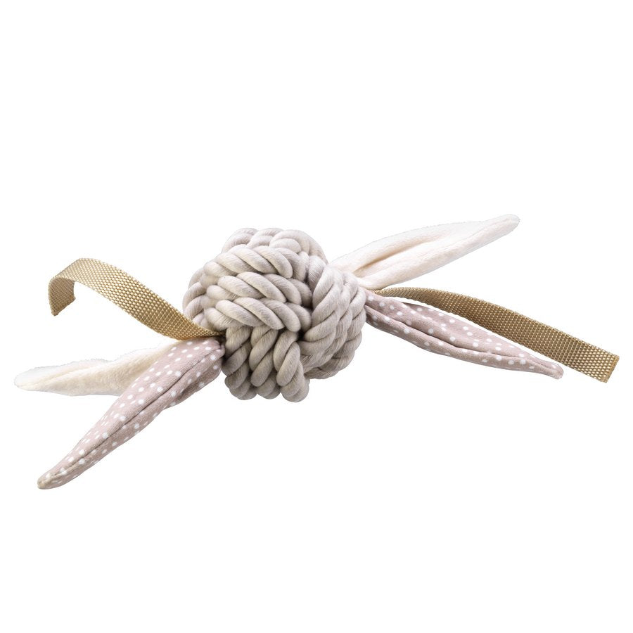 Rope Ball with Tags in Brown - Fernie's Choice Classic Country Wear for Dogs