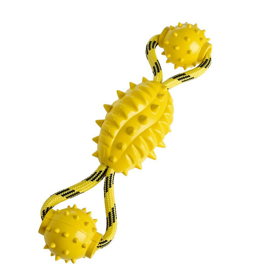 Hunter Dog Toy Spike Ball On a Rope - Fernie's Choice Classic Country Wear for Dogs