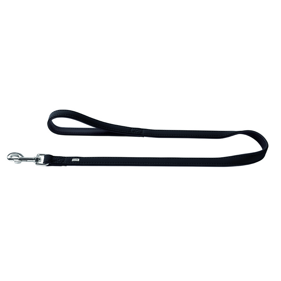 Hunter Art Nubuck Black Leather Lead - Fernie's Choice Classic Country Wear for Dogs