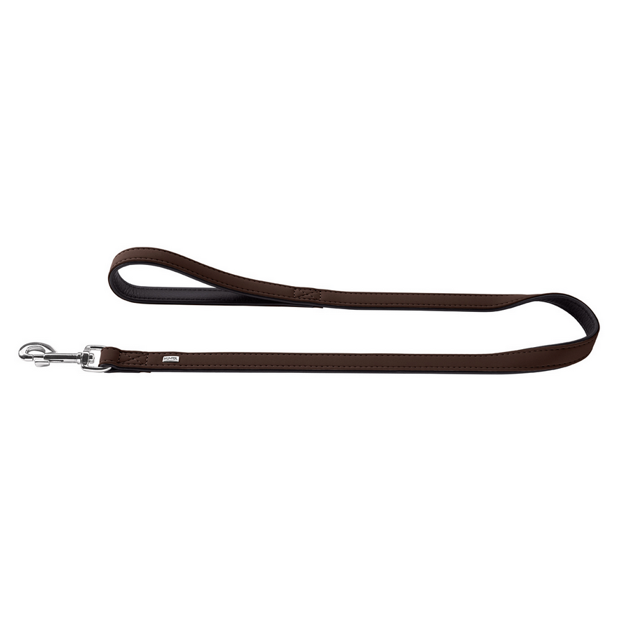 Hunter Art Nubuck Brown Leather Lead - Fernie's Choice Classic Country Wear for Dogs