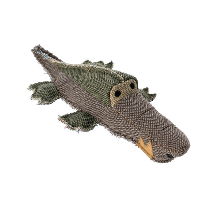 Hunter Dog Toy Canvas Crocodile - Fernie's Choice Classic Country Wear for Dogs