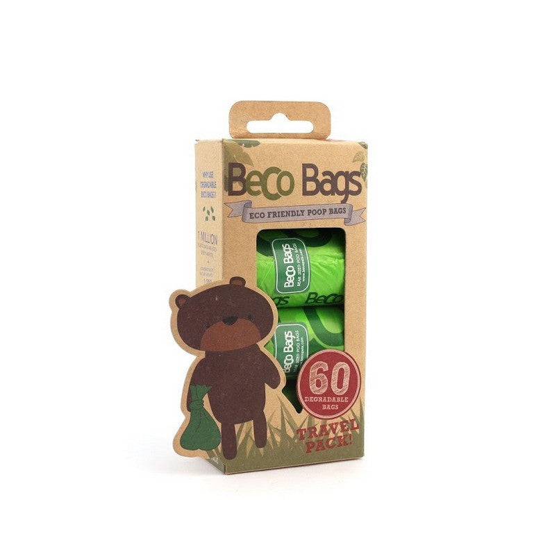 Beco Poo Bags Travel Pack 60 Bags - Fernie's Choice Classic Country Wear for Dogs