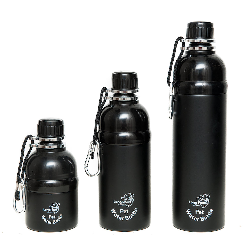Pet Water Bottle - Black. - Fernie's Choice Classic Country Wear for Dogs