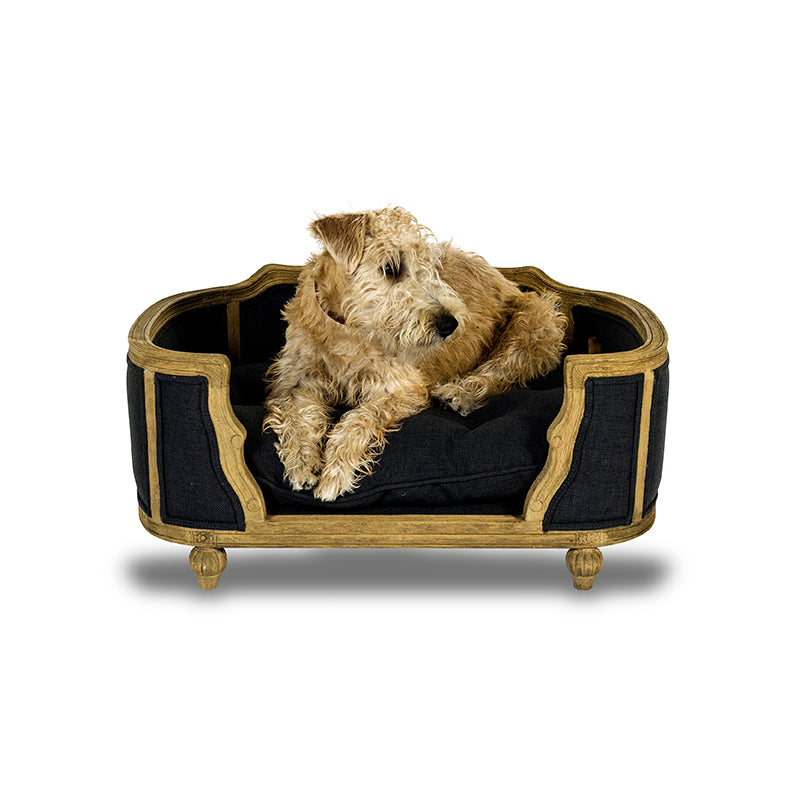 Lord Lou Luxury Dog Bed - Arthur Anthracite - Fernie's Choice Classic Country Wear for Dogs