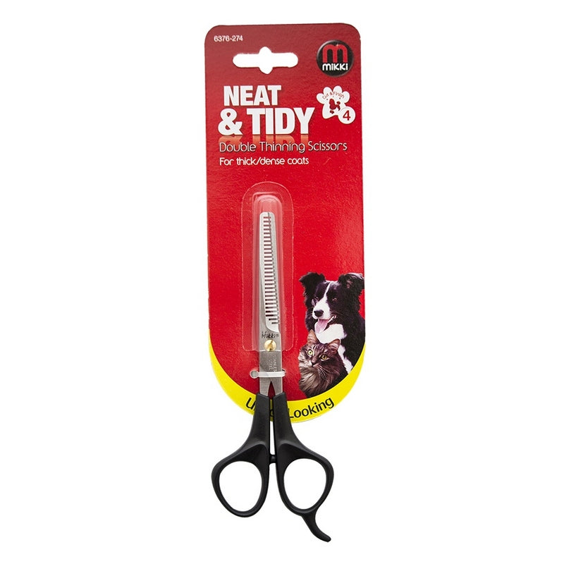 Mikki Grooming Double Thinning Scissors for Thick/ Dense Dog Coats - Fernie's Choice Classic Country Wear for Dogs