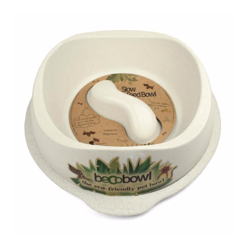 Beco Pets Slow Feed Bowl - Large / Cream - Fernie's Choice Classic Country Wear for Dogs