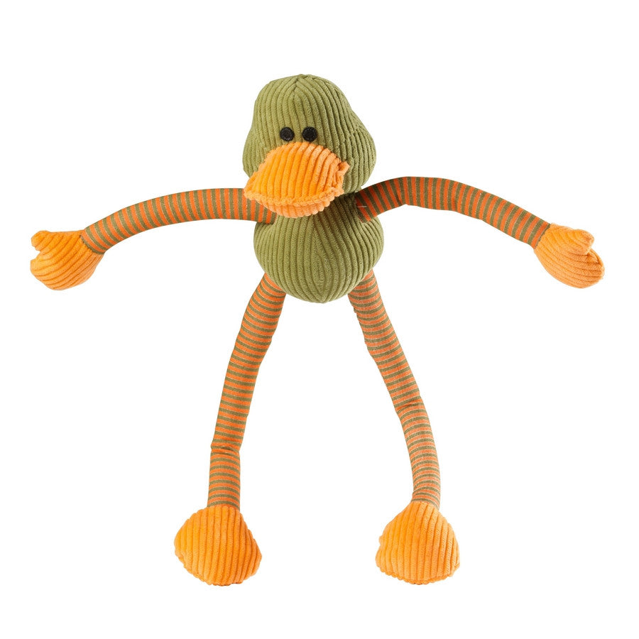 Duck Long Legs Stripe Cord Dog Toy - Fernie's Choice Classic Country Wear for Dogs