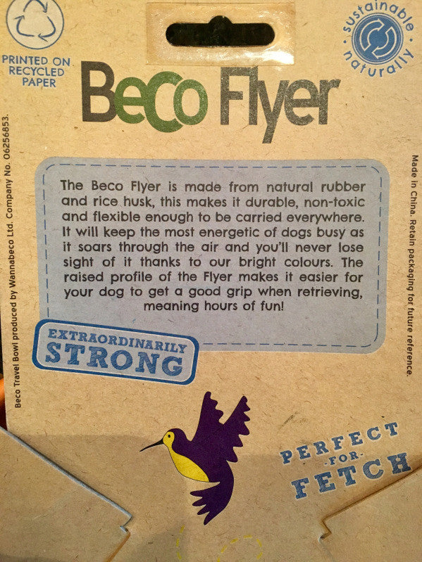 Beco Flyer - Fernie's Choice Classic Country Wear for Dogs