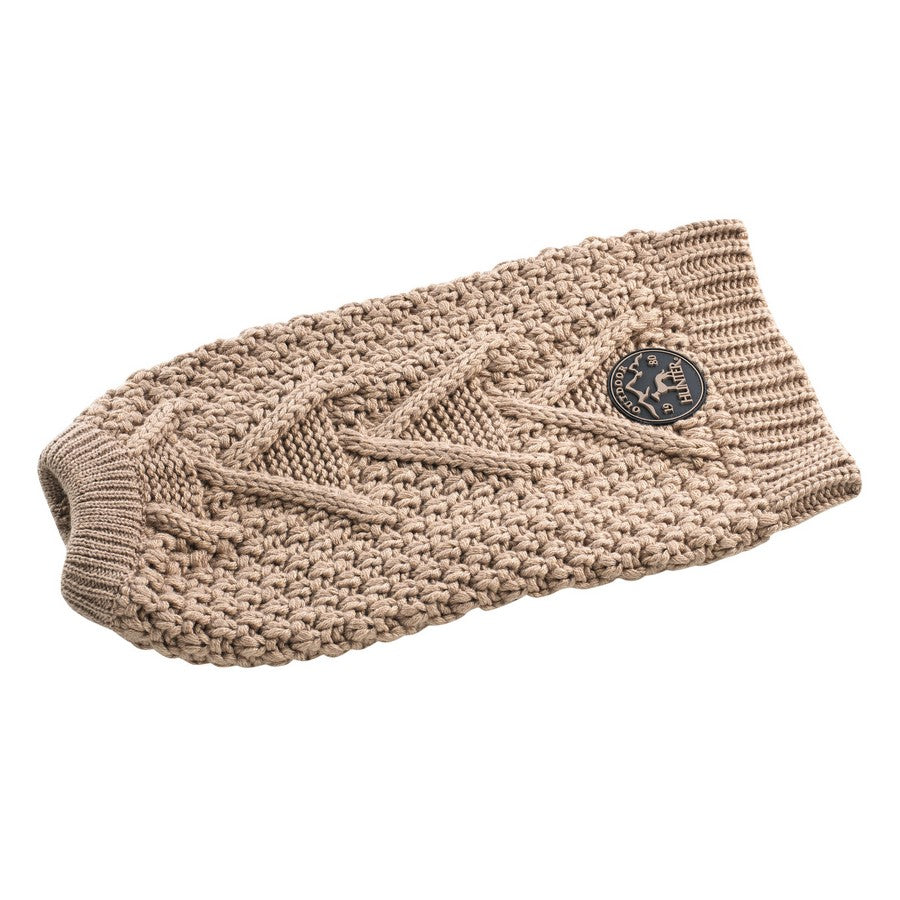 Hunter Dog Pullover Jumper Malmö - Beige - Fernie's Choice Classic Country Wear for Dogs