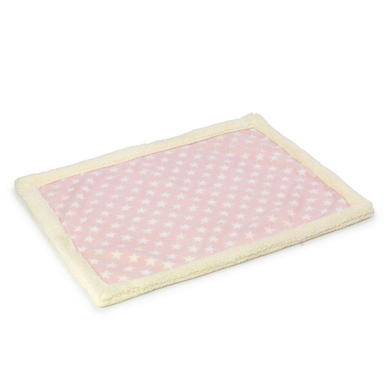 Pink Star Fleece Puppy Blanket by House of Paws - Fernie's Choice Classic Country Wear for Dogs