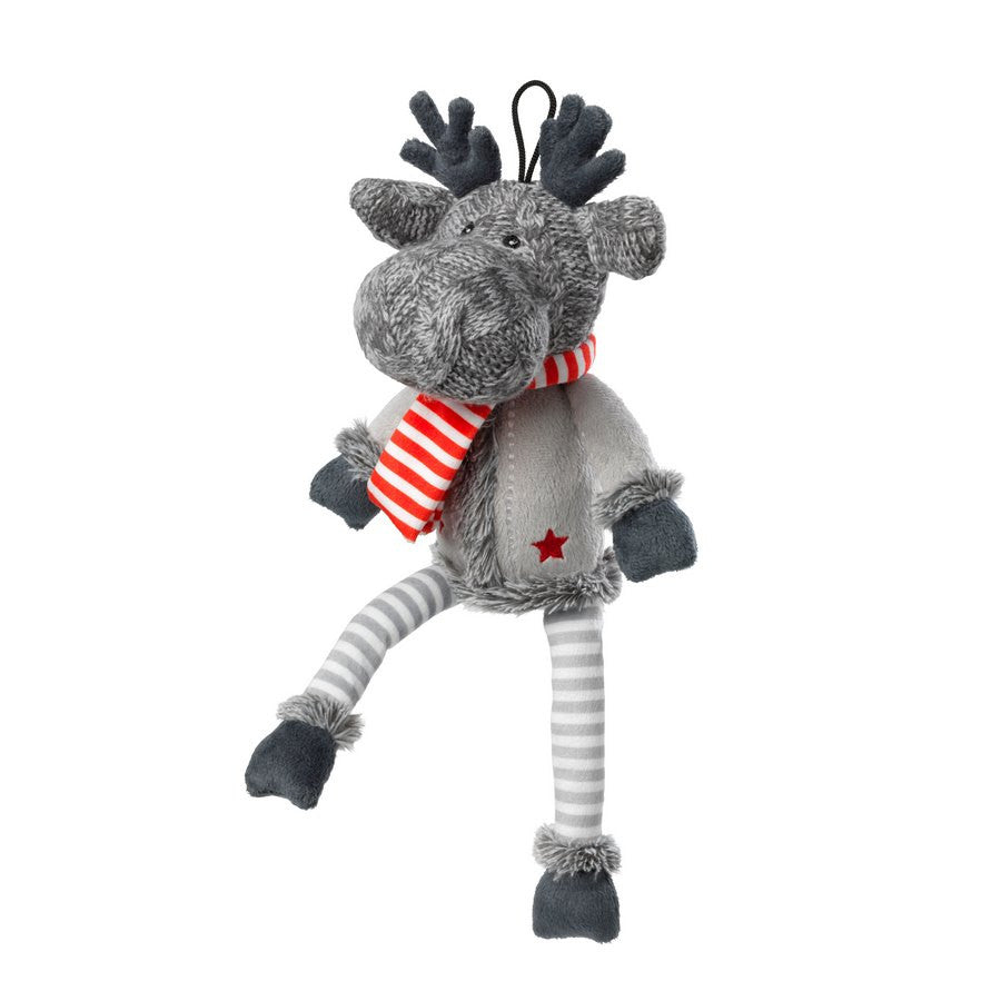 *Silent Night Squeaker Free Reindeer Christmas Dog Toy - Fernie's Choice Classic Country Wear for Dogs